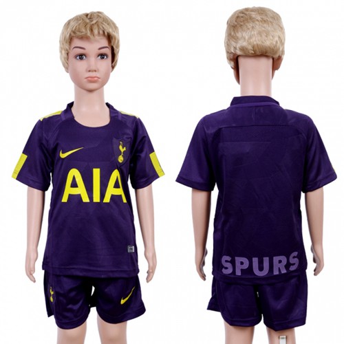 Tottenham Hotspur Blank Sec Away Kid Soccer Club Jersey - Click Image to Close